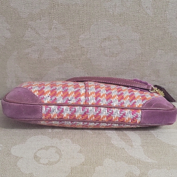 COACH NWOT TWEED WOOL SUEDE SHOULDER BAG - Picture 12 of 13